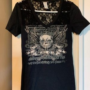 Womens Skull Tshirt